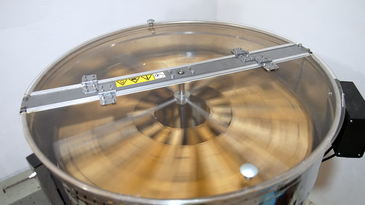 Honey Extractor in Action