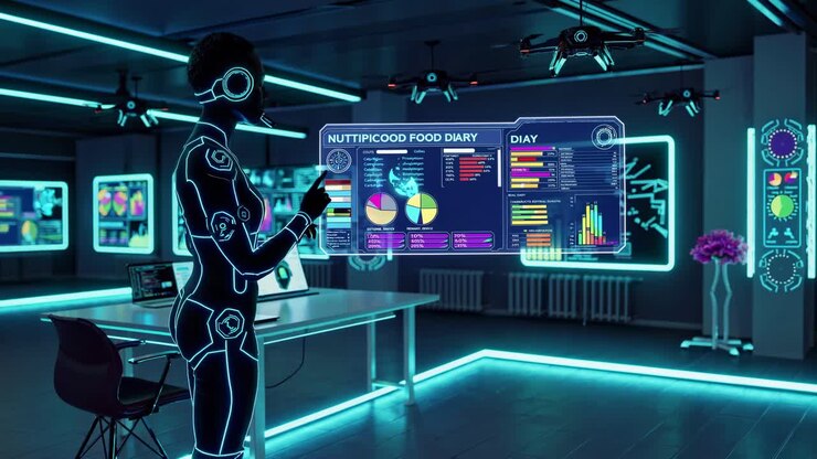 Futuristic Food Monitoring System with Robot