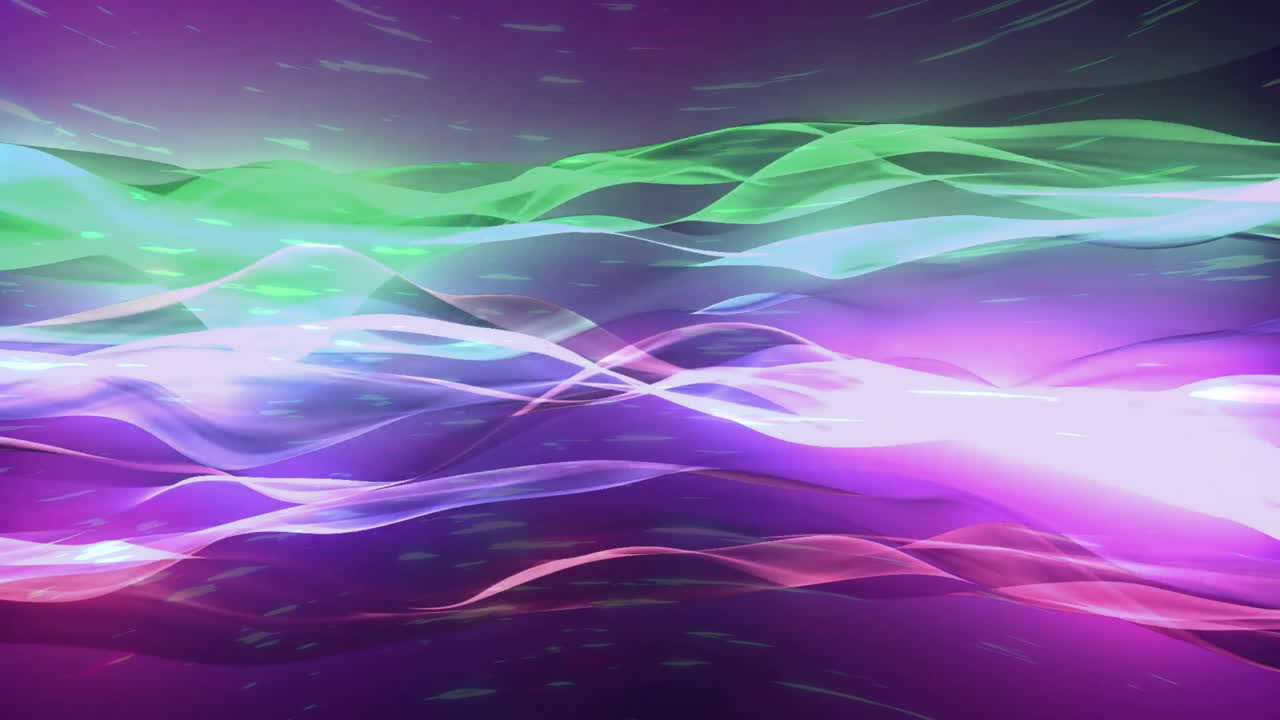 animación de senderos de neón que se mueven sobre un fondo negro