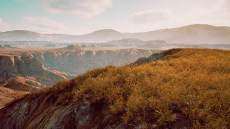 desert mountain valley landscape