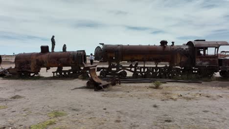 train cemetery, salar de uyuni, uyuni region, bolivia