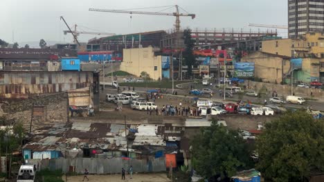 pequeños lapsos de tiempo, para la mayoría de las áreas concurridas en addis abeba, toma de movimiento completo