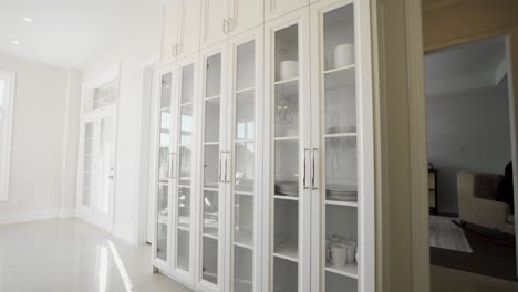 modern white cabinets in a beautifully designed kitchen