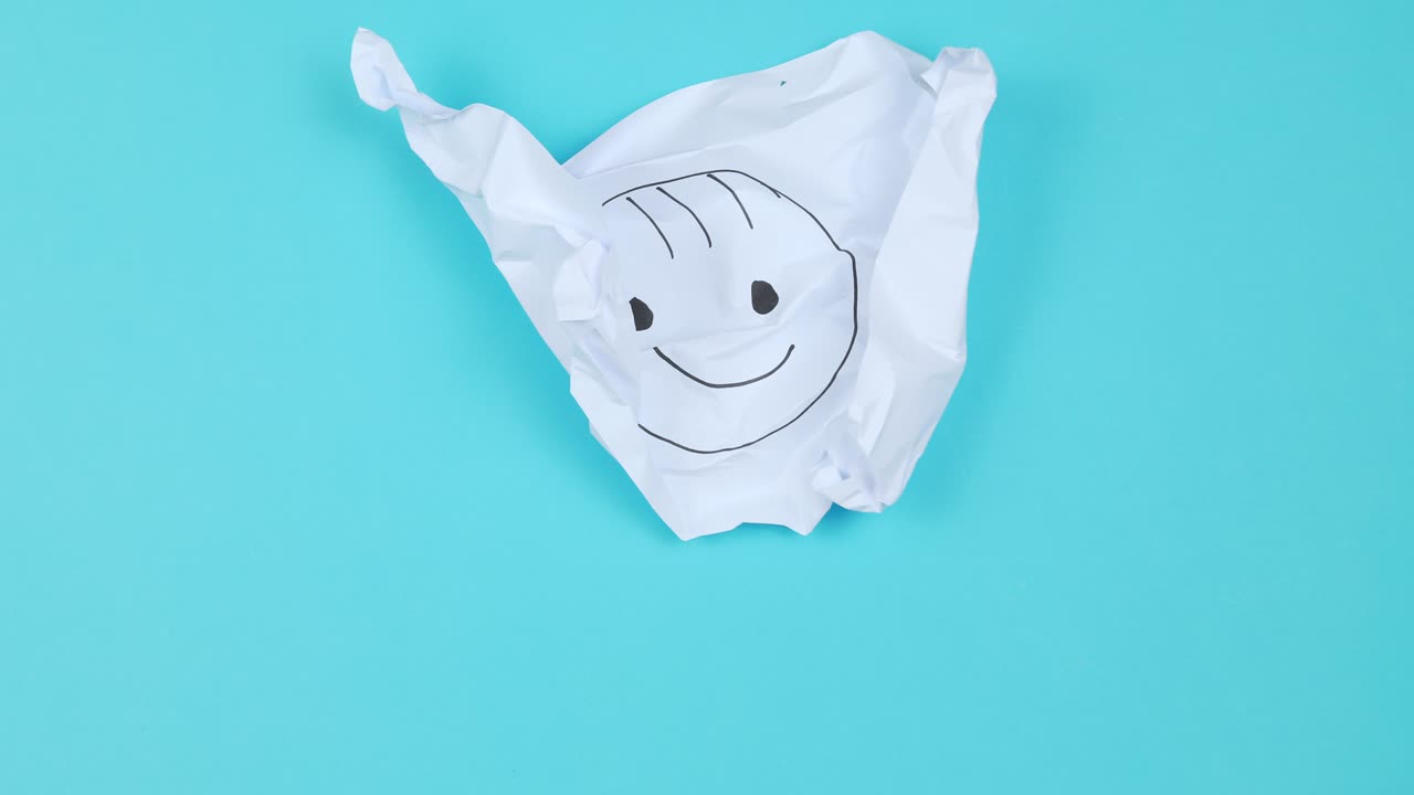 은 종이 공, 스 모션 애니메이션