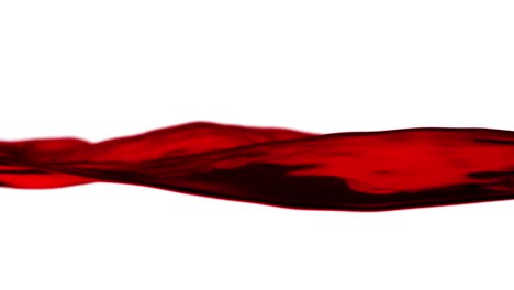 red liquid splash