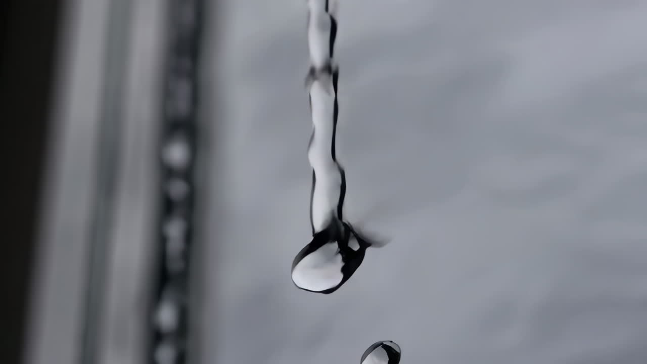 Water Droplet Falling