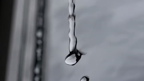 water droplet falling