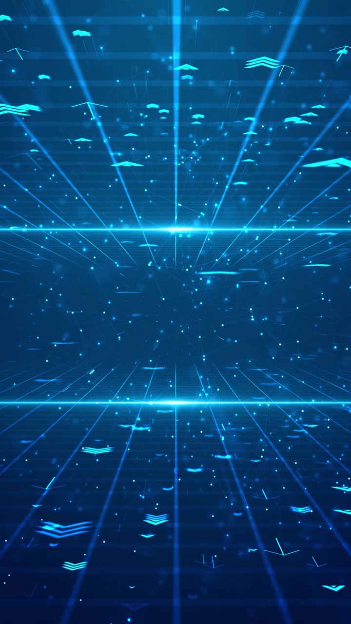 Glowing blue digital abstract background electronic design rectangles futuristic theme futuristic