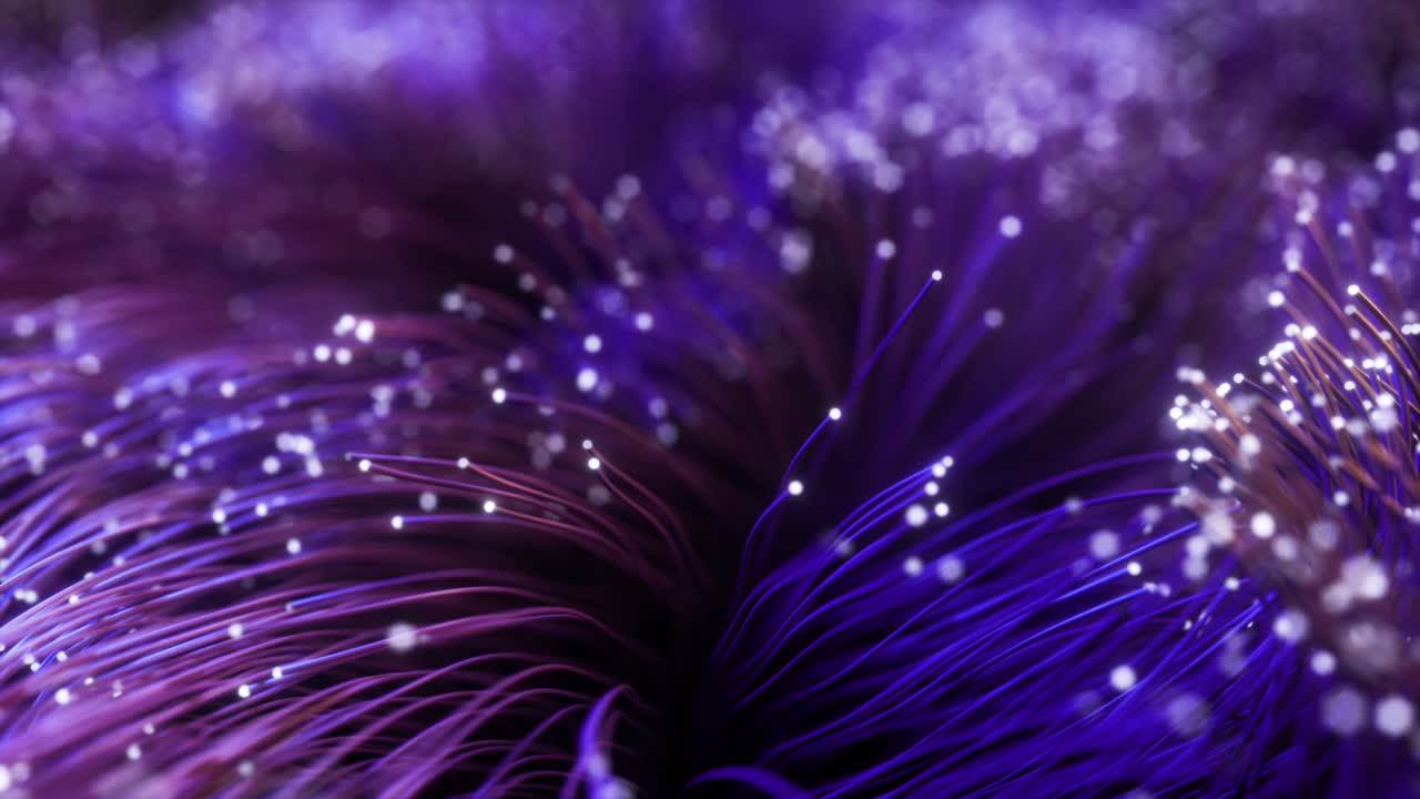 Abstrakt fiberoptik visualisering