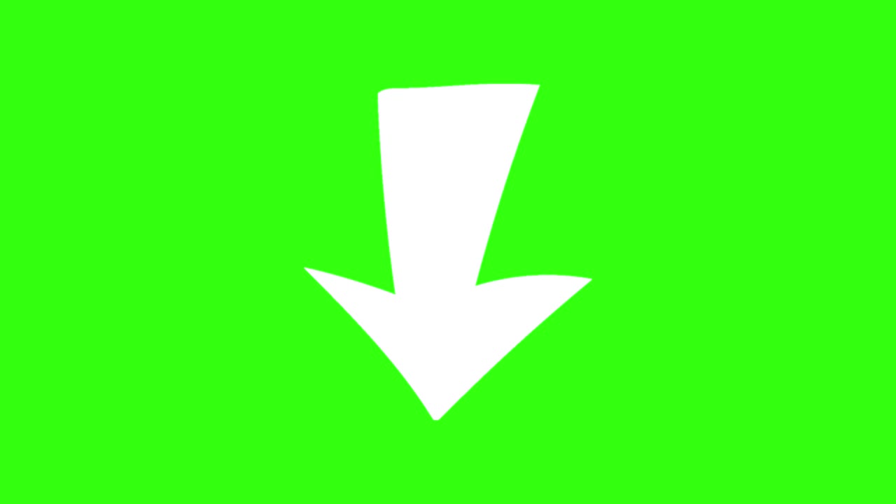 animación de flecha dibujada a mano