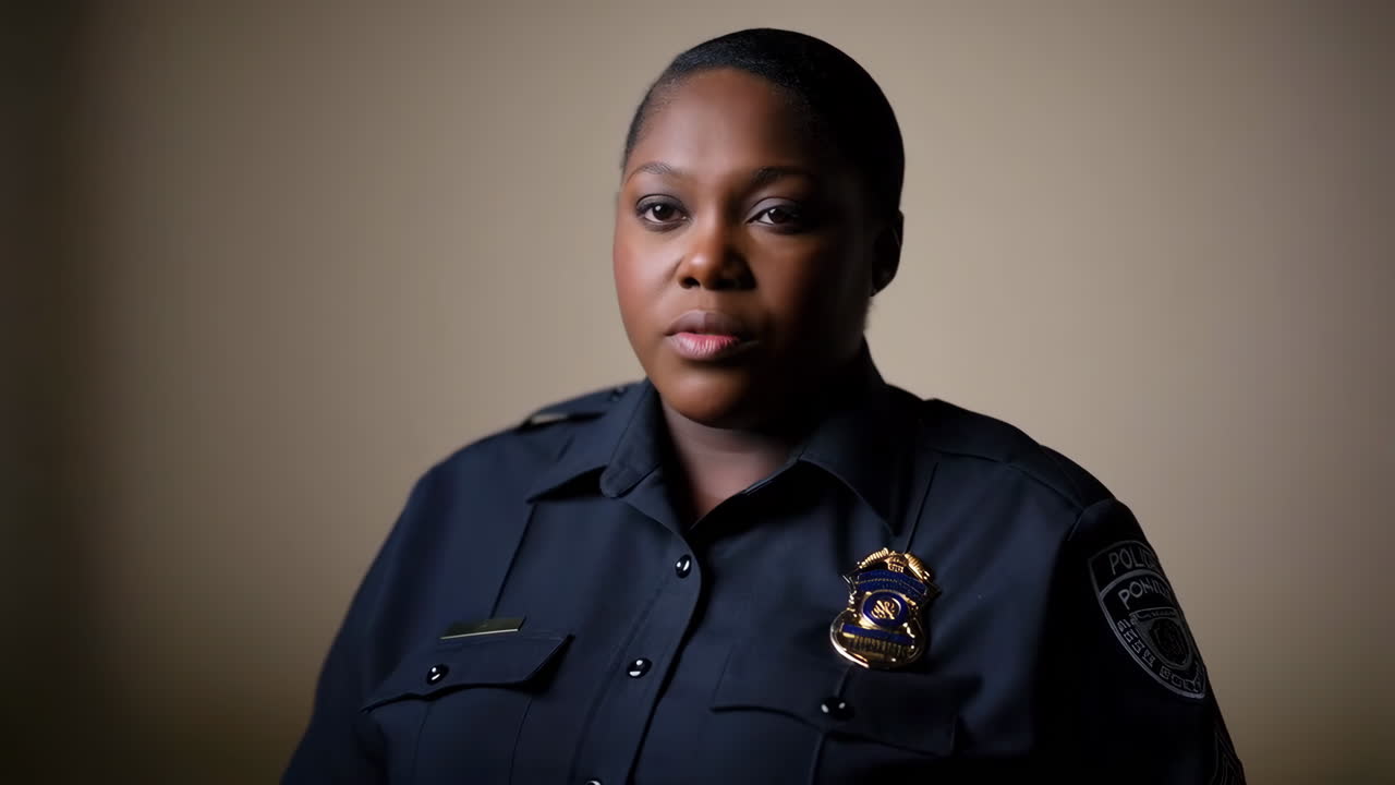 портрет полицейского