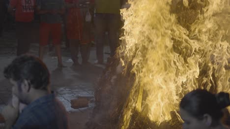 People-Celebrating-Hindu-Festival-Of-Holi-With-Bonfire-In-Mumbai-India-17