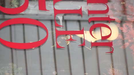 winter sale display window
