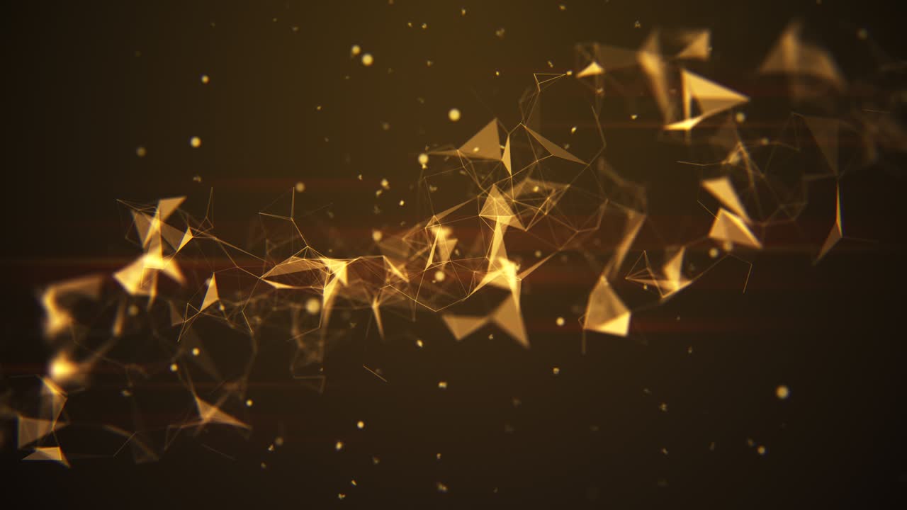Abstract shapes plexus animation background | Premium Stock Video Footage