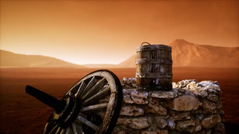 old-stone-water-well-in-the-desert