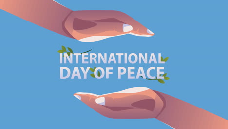 international day of peace lettering