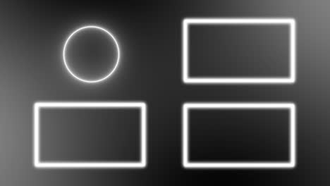 gradación simple de la tarjeta de finalización de la pantalla de finalización gráficos de movimiento