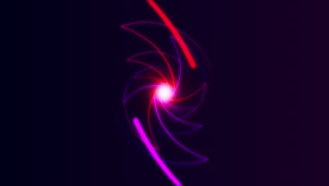 fondo de movimiento de neón bucle sin costuras