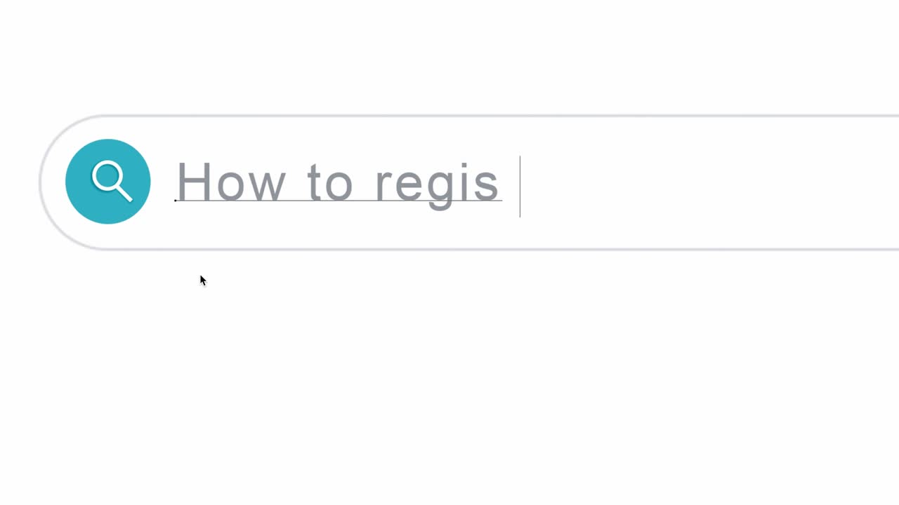 Browsing The Net On How To Register To Vote - close up
