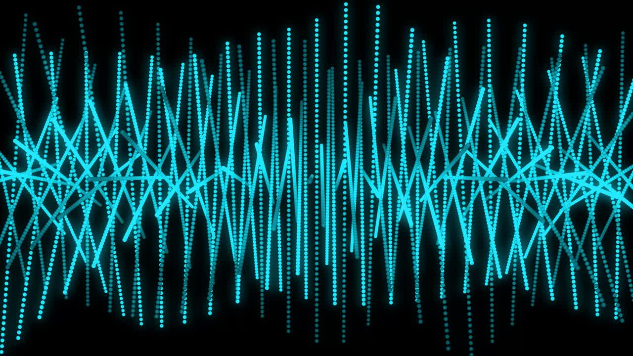 patrón de forma de punto de color azul claro animación gráficos de movimiento