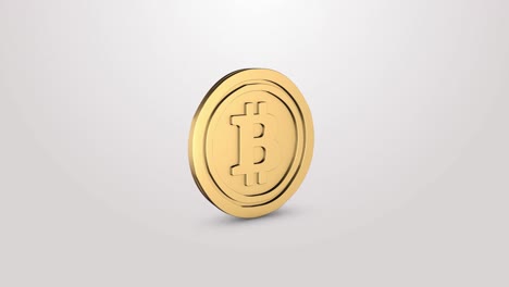 bitcoin es una criptomoneda, una innovación futurista, un video de acciones digitales.