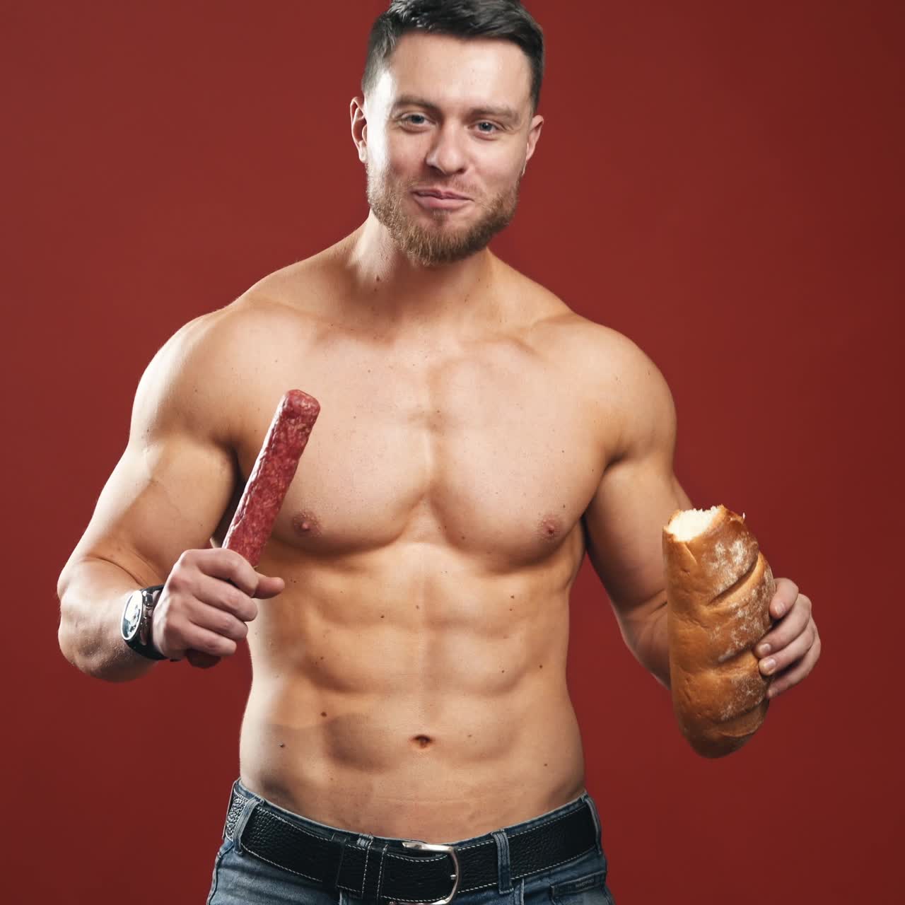 Difficult choice between sport and junk food