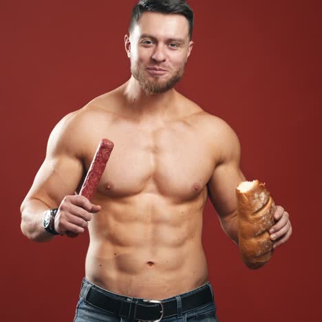 difficult choice between sport and junk food