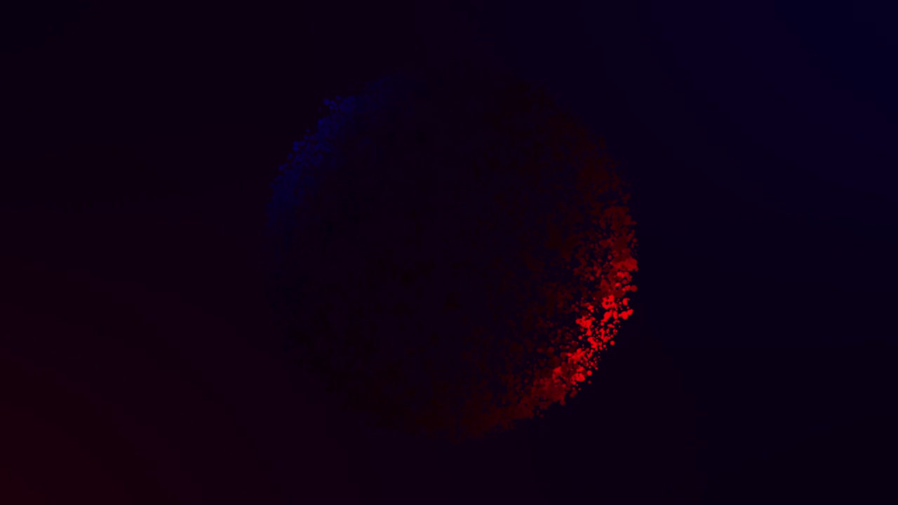 그라디언트 점이 있는 추상적인 원