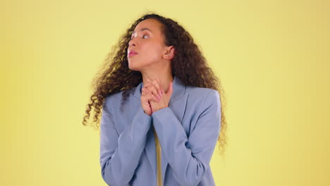 Angst,-Stress-Und-Besorgtes-Gesicht-Einer-Schwarzen-Frau