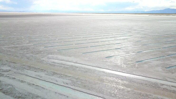 Famous salt flats in northwestern Argentina