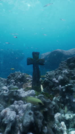 underwater cross