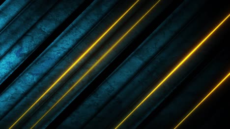 dark blue motion background with glowing yellow lines