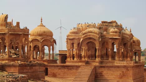 bada bagh, also called barabagh (literally big garden) is a garden complex about 6 km north of jaisalmer on the way to ramgarh, in the state of rajasthan in india.