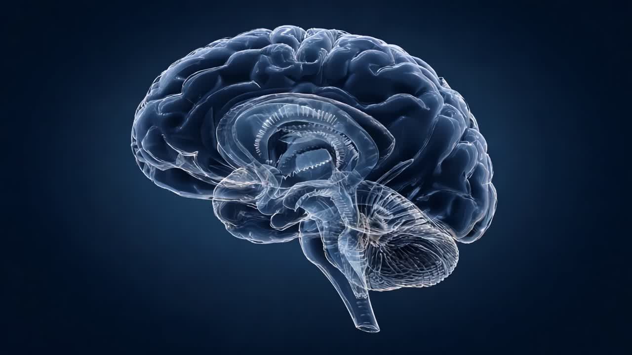 An Intricate Visualization of the Human Brain: Exploring the Complex Structures and Functions That Define Our Cognitive Abilities and Neural Interactions