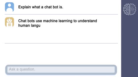 Animation-of-online-ai-chat-with-texts-on-white-background