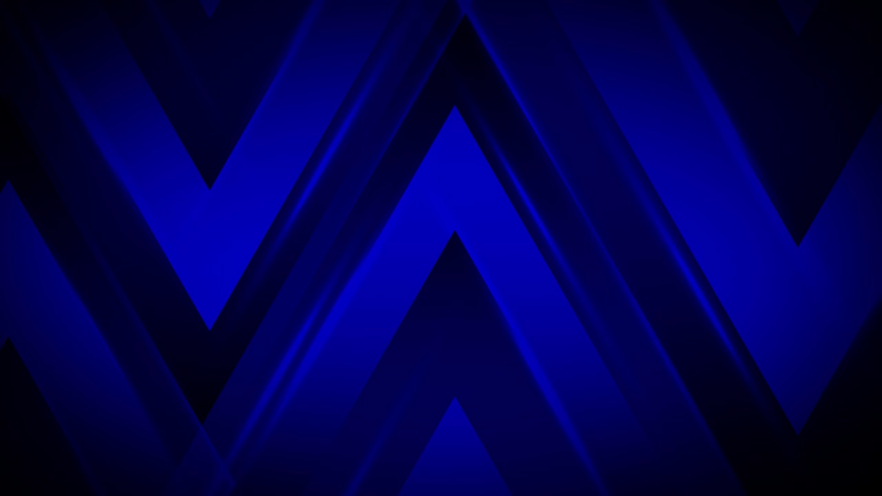 moviendo formas geométricas en diseño azul oscuro en video 4k.