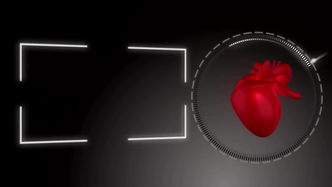 심장 핑에 대한 데이터 처리 및 마커의 애니메이션