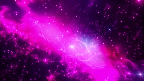 vibrant expanse of stars in a colorful celestial space