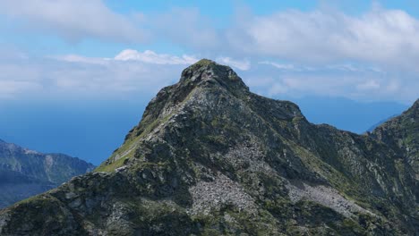 alpine mountains of valmalenco of lombardy region in northern italy in summer season