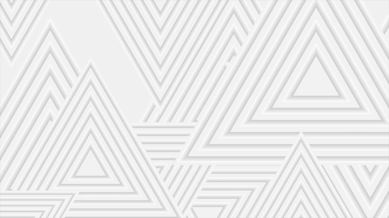 triángulos de papel blanco gris fondo de movimiento de tecnología abstracta