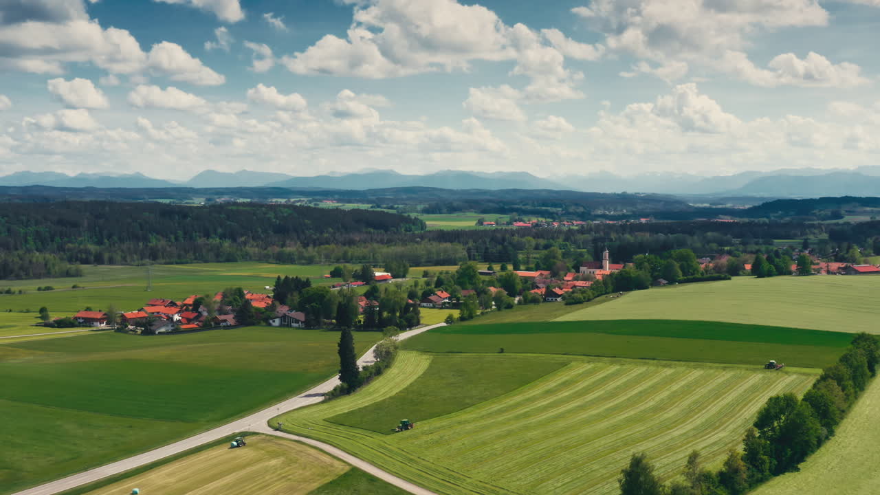 la tranquila campiña de alemania occidental