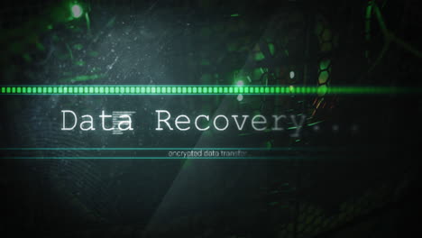 Animation of data processing over server