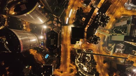 hong kong cityscape at night