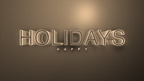 Golden-neon-sign-radiates-festive-Happy-Holidays-ambiance