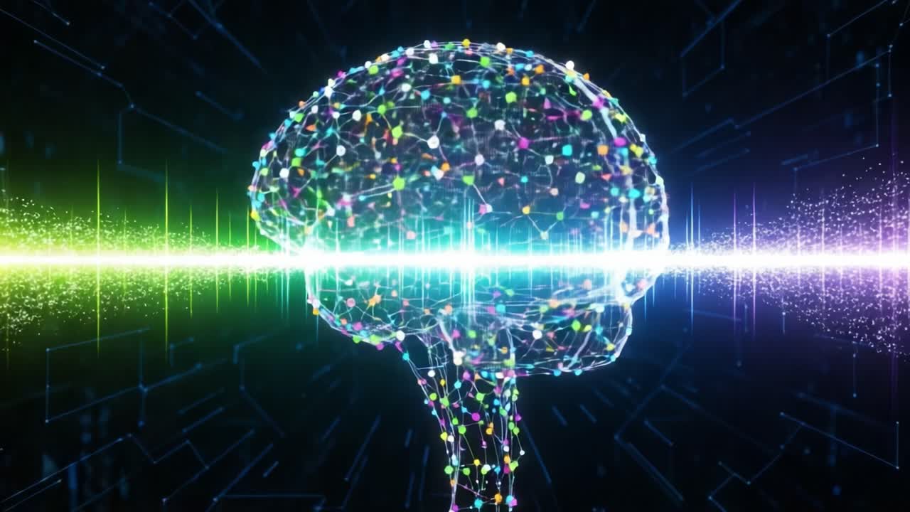 Exploring the Boundaries of Neural Connectivity: A Visual Journey Through the Vibrant Digital Brain Representing Modern Cognitive Science and Technology Innovations