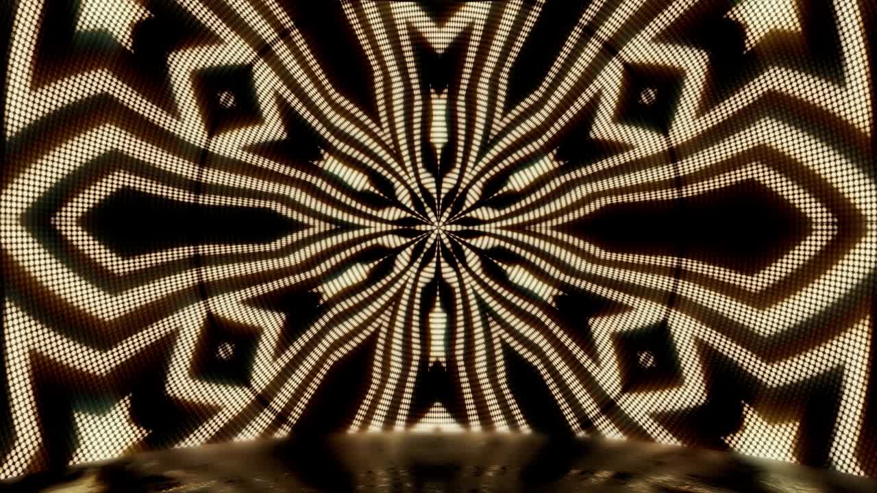 무대에 대한 박이는 조명 루프