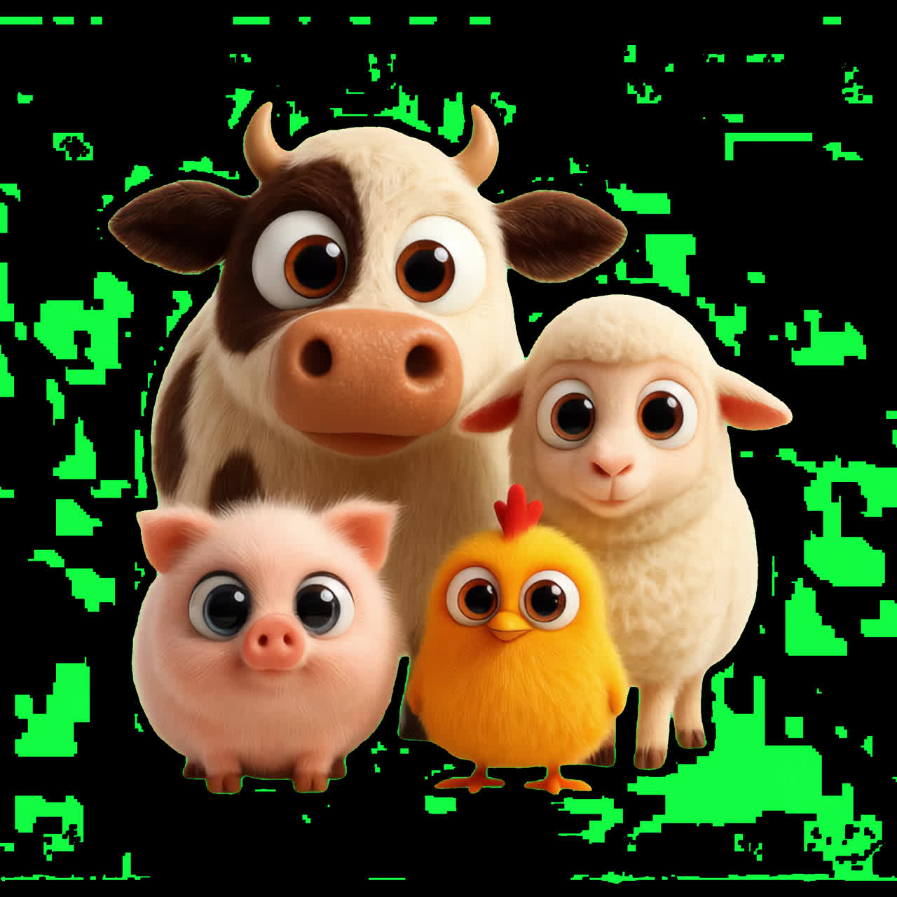 Cartoon Farm Animals