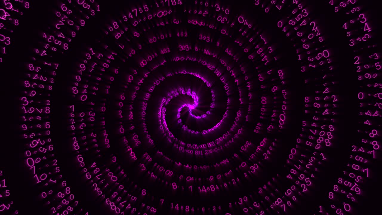 cyber spiral numbers purple