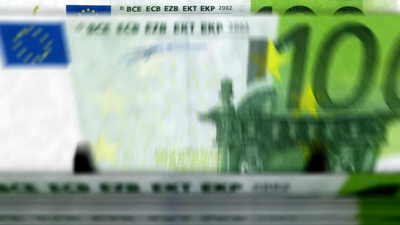 Money counting machine – 100 Euro