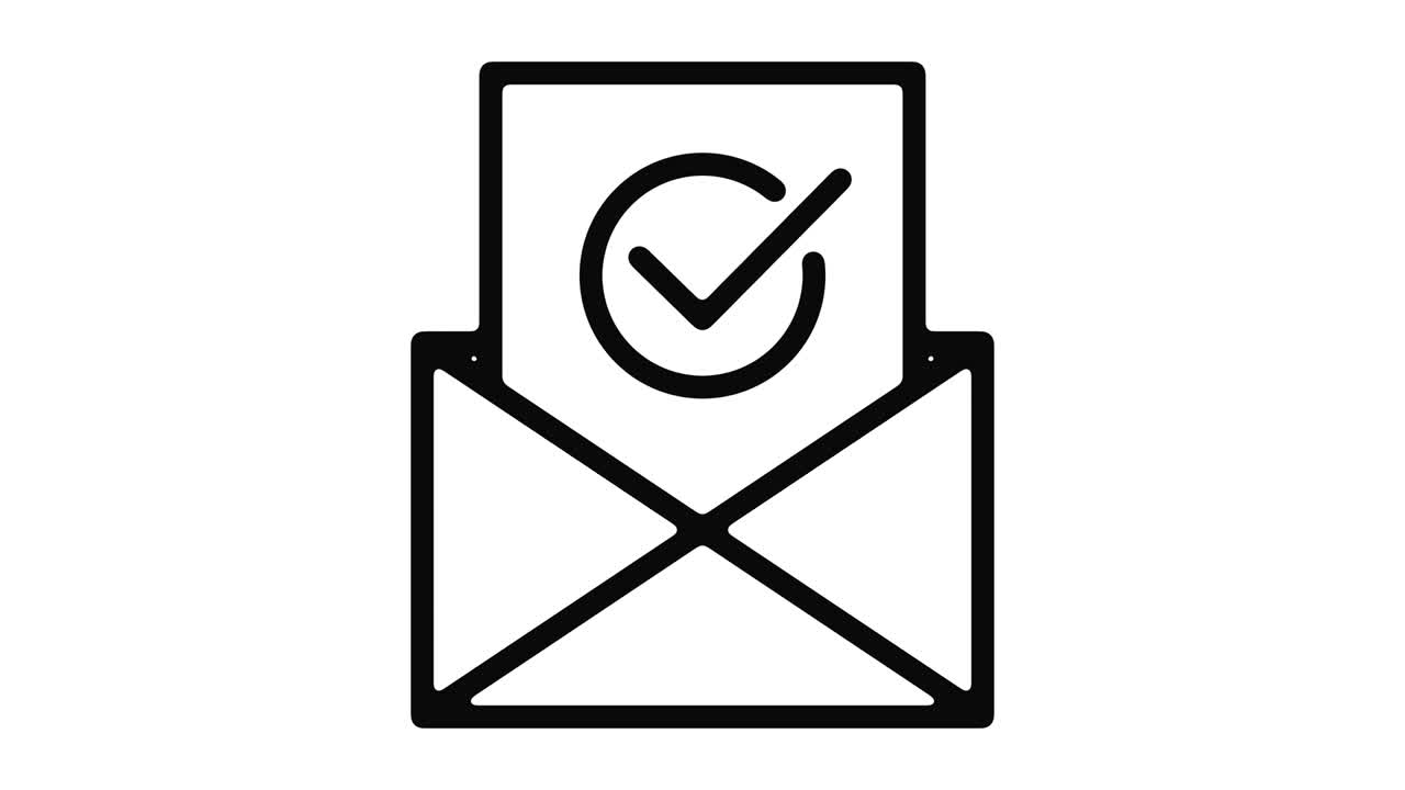 Email Line Motion Graphic